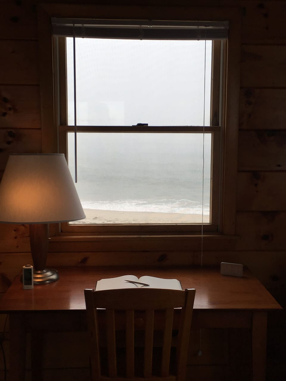 2nd floor desk w/ a view!