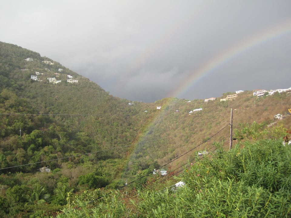 Rainbow Looking Back Into The Valley from Coral Bayview2.