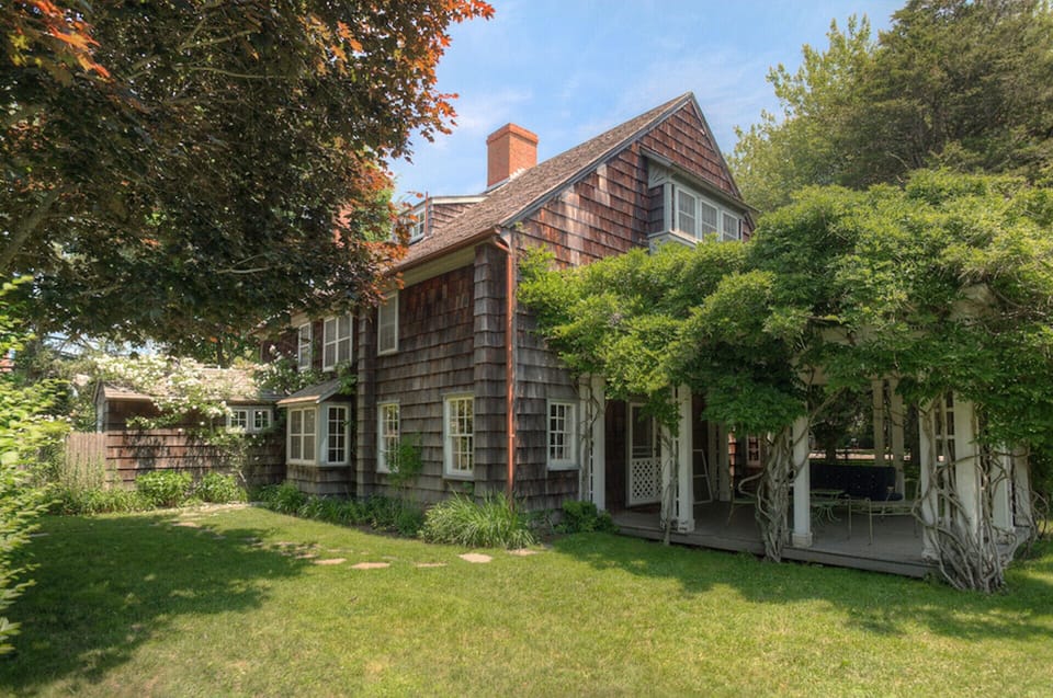 Rear exterior view of Sagg House