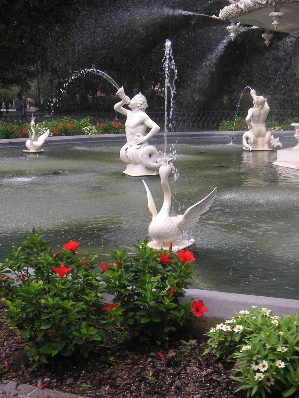 Forsyth Fountain in the spring!