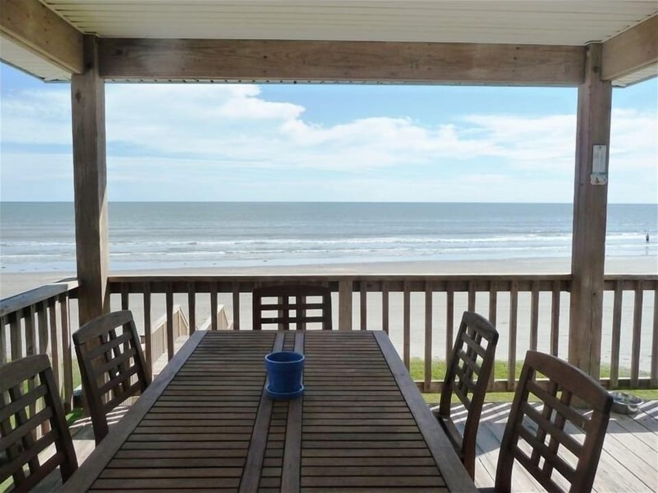 Covered deck & great sea breeze as you dine outdoors & relax.
