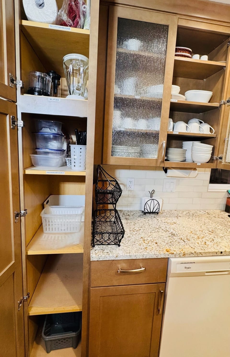 Fully stocked kitchen, complete with all the essentials for a comfortable stay