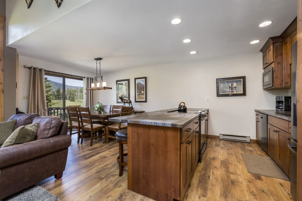 Kitchen and bar