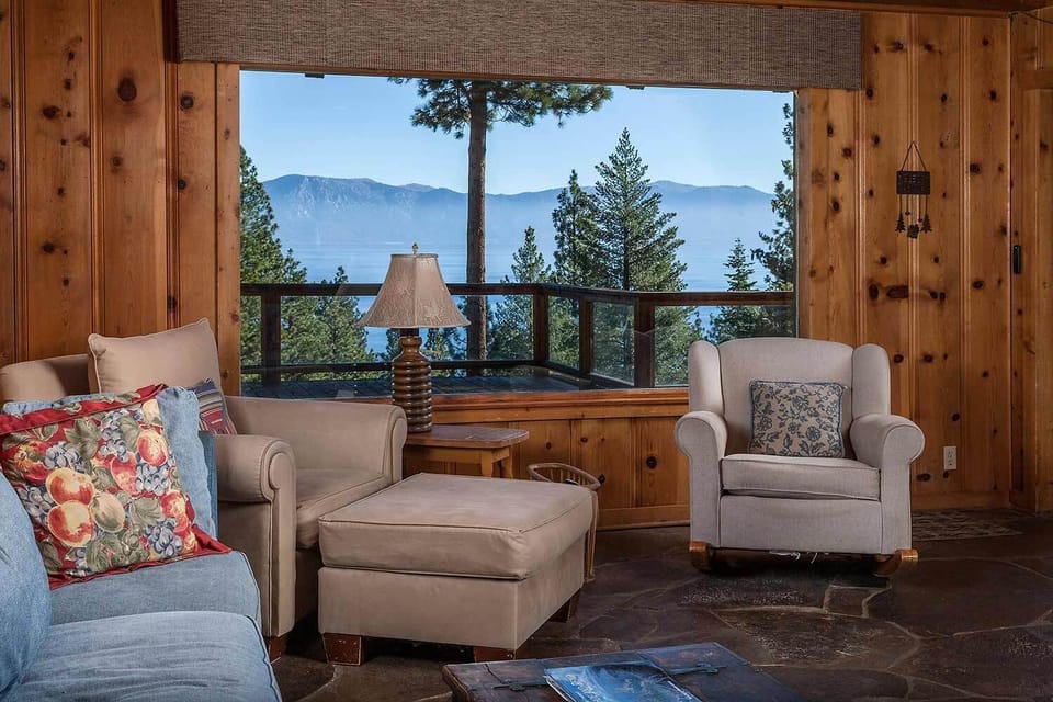 Lake view from Living room
