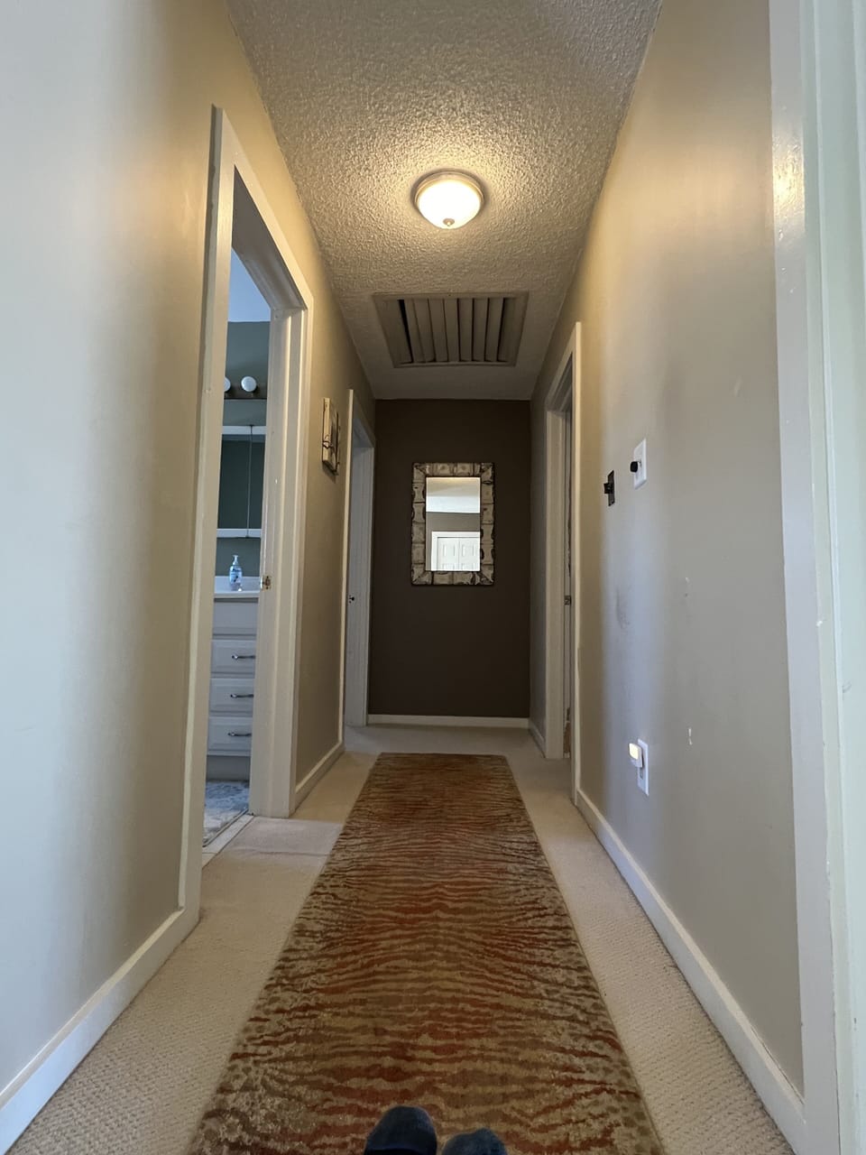 upstairs hallway