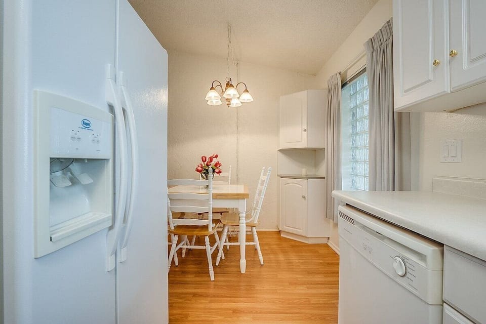 Enjoy cooking in the newly renovated kitchen, thoughtfully equipped with modern conveniences to make your stay easy and comfortable.