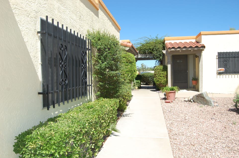 walkway to casita