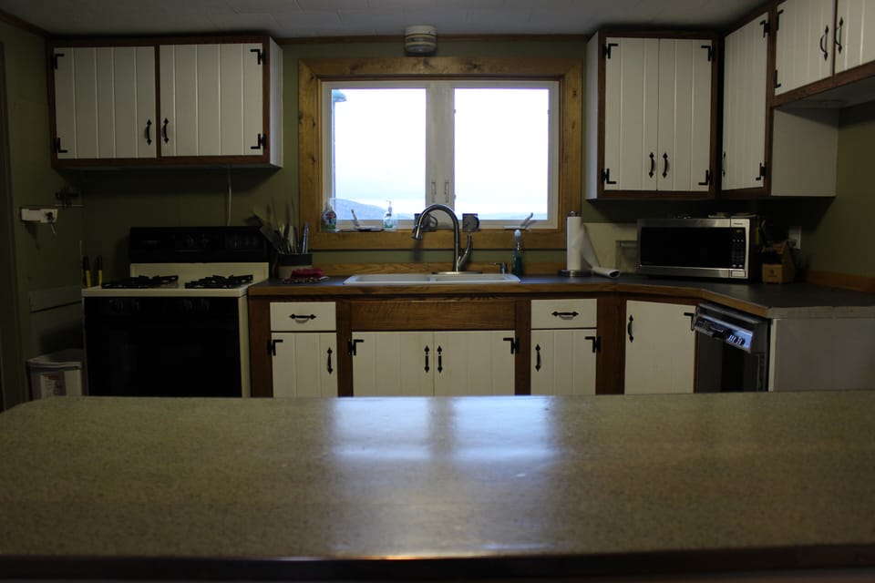 Showing island area.  