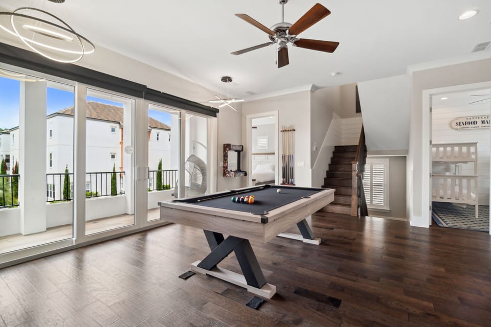 Second Floor Game Room - Bunk Area - Pool Table - Arcade Games