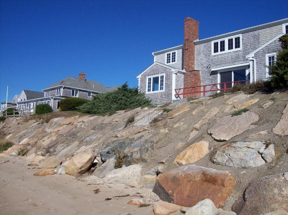 Your own private beach on Lewis Bay