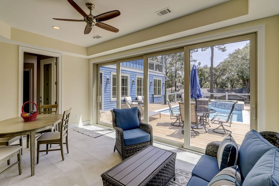 Sun Porch off 1st Floor Master Suite