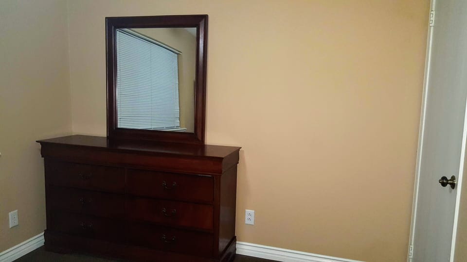 Guest Bedroom with Dresser