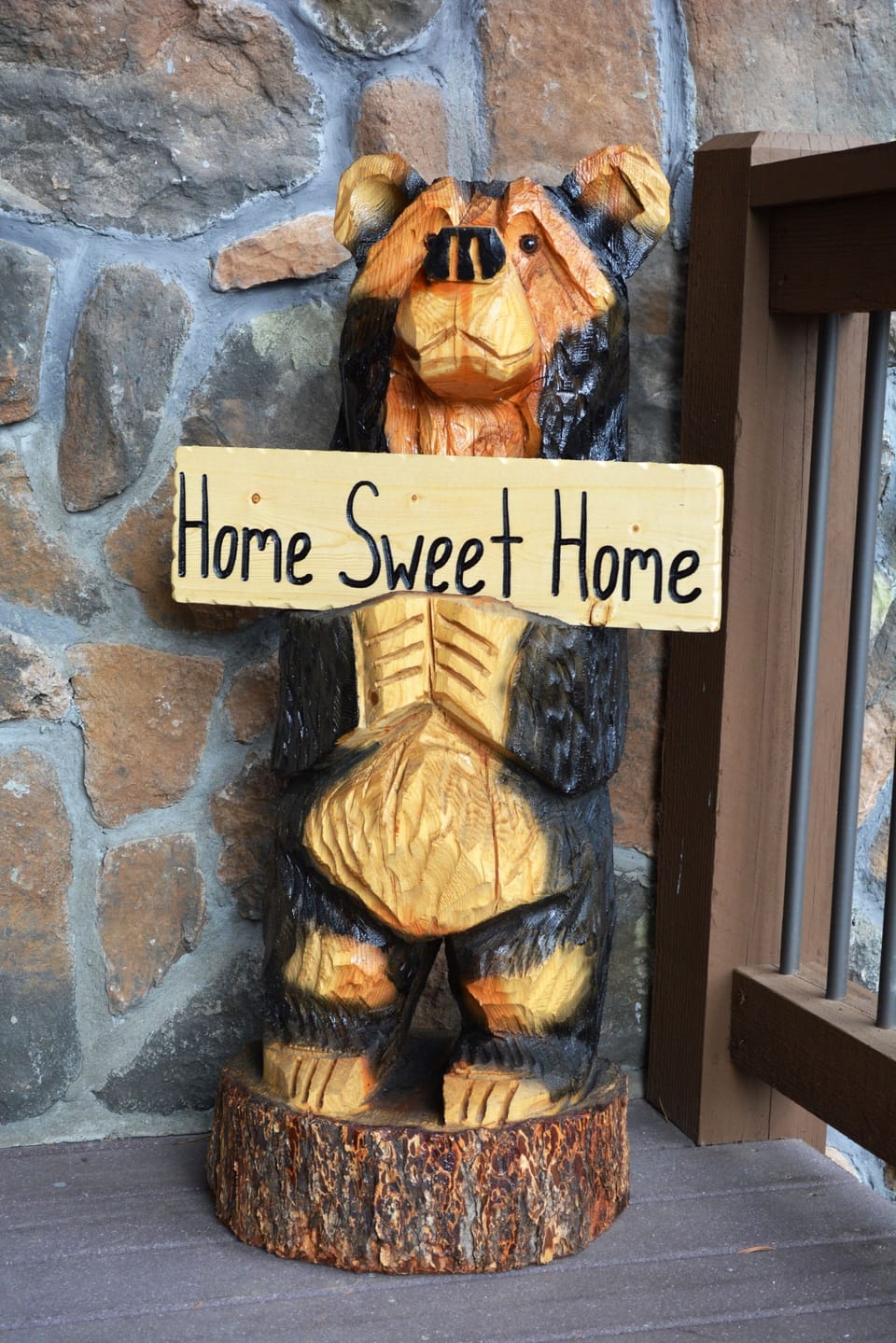 Our welcome Bear!!