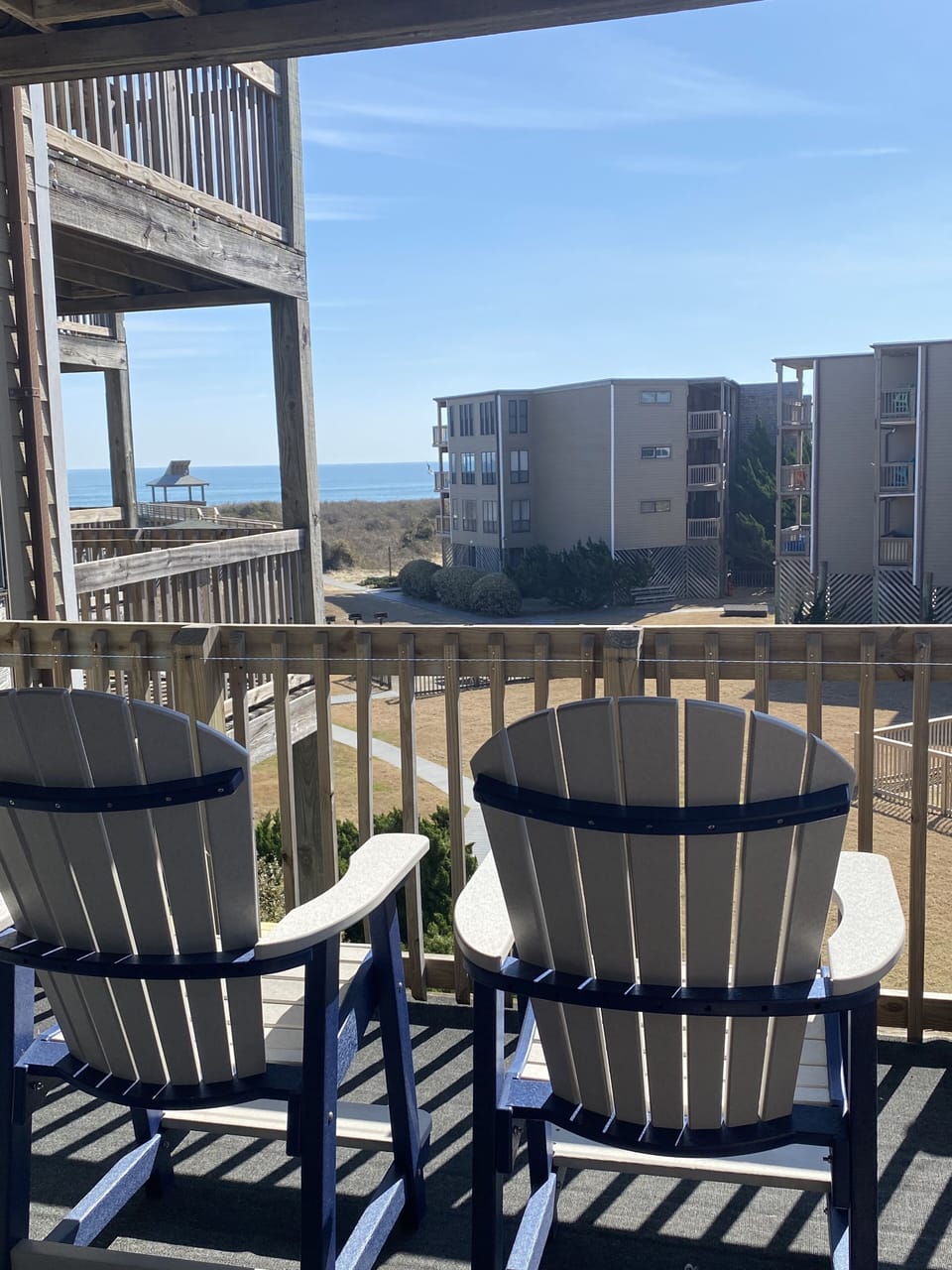 New comfortable deck chairs