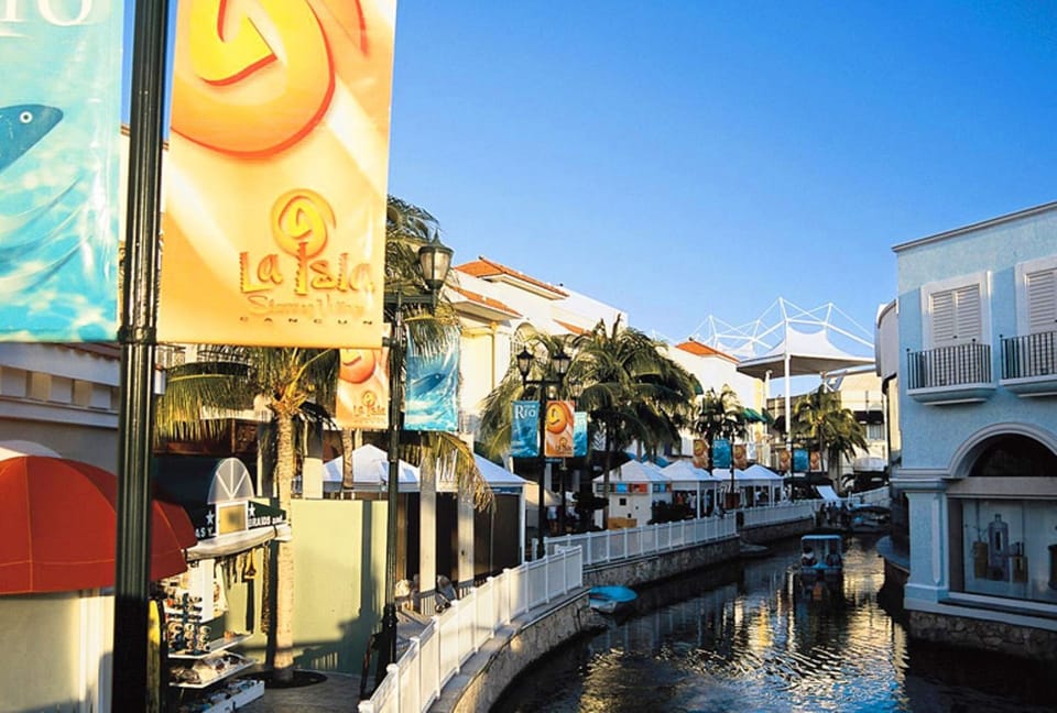 La Isla shopping, dining, and entertainment across the street