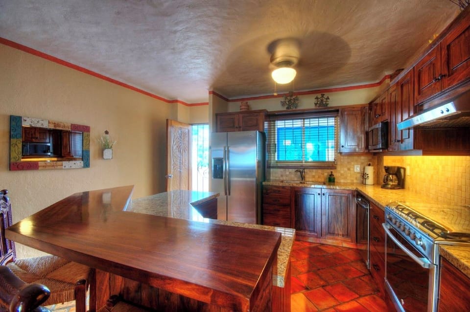 Entry and kitchen
