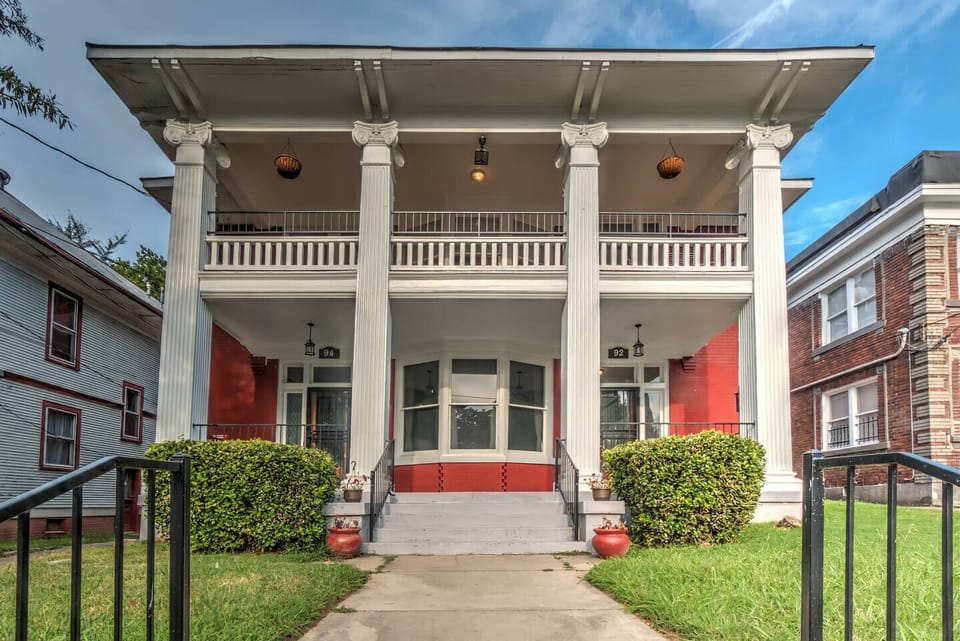 View of the front of the building