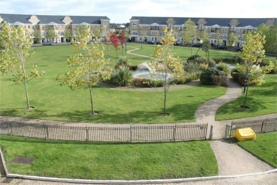 View of the garden/park in front of the house