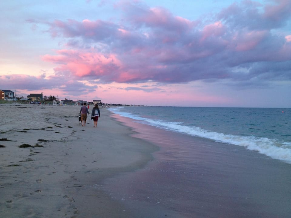 Charlestown Beach! Evening Sunset.