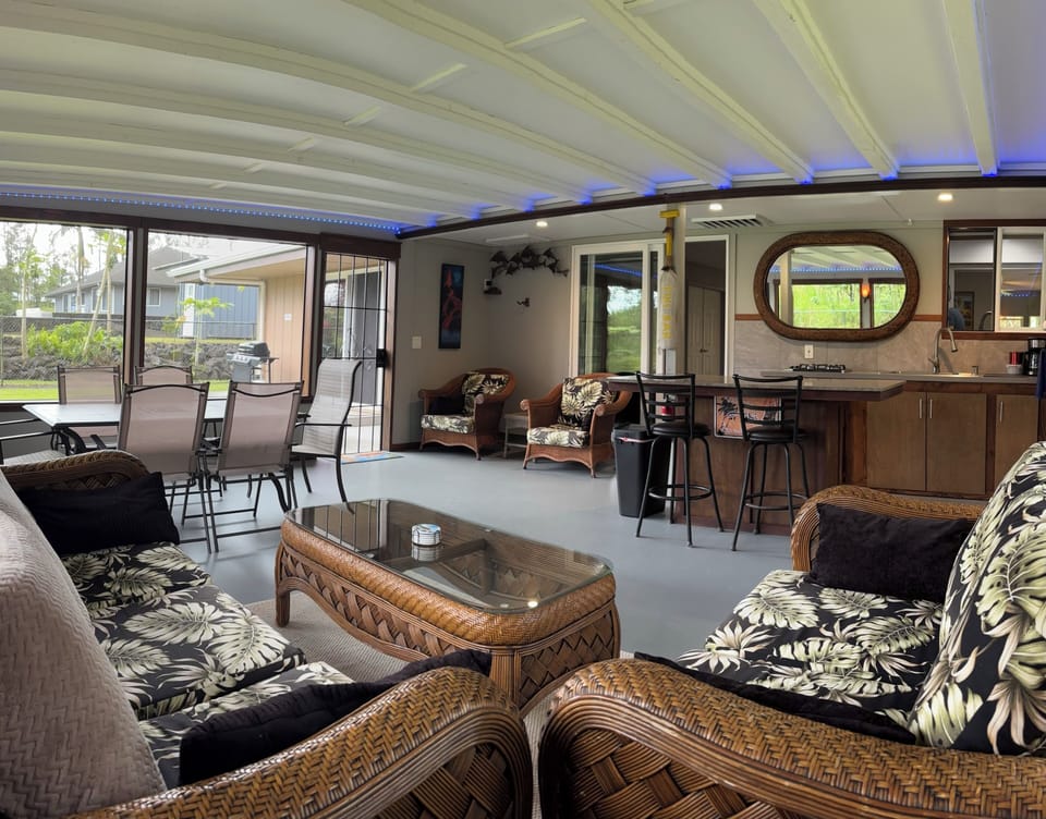 The screened lanai is my favorite room in our home