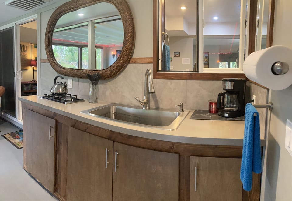 Kitchenette on the screened lanai