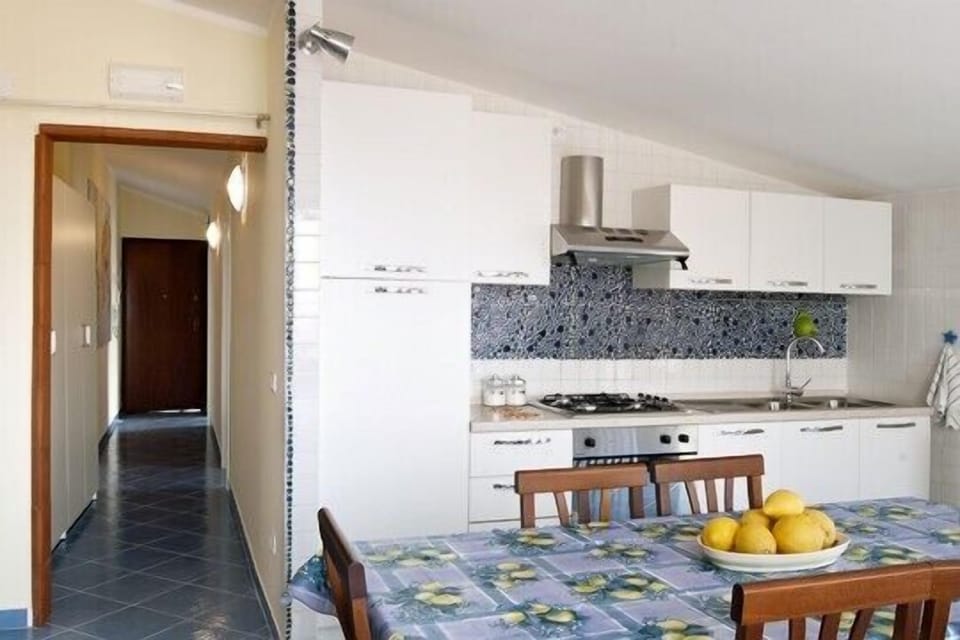 Kitchen and corridor of Stella apartment.