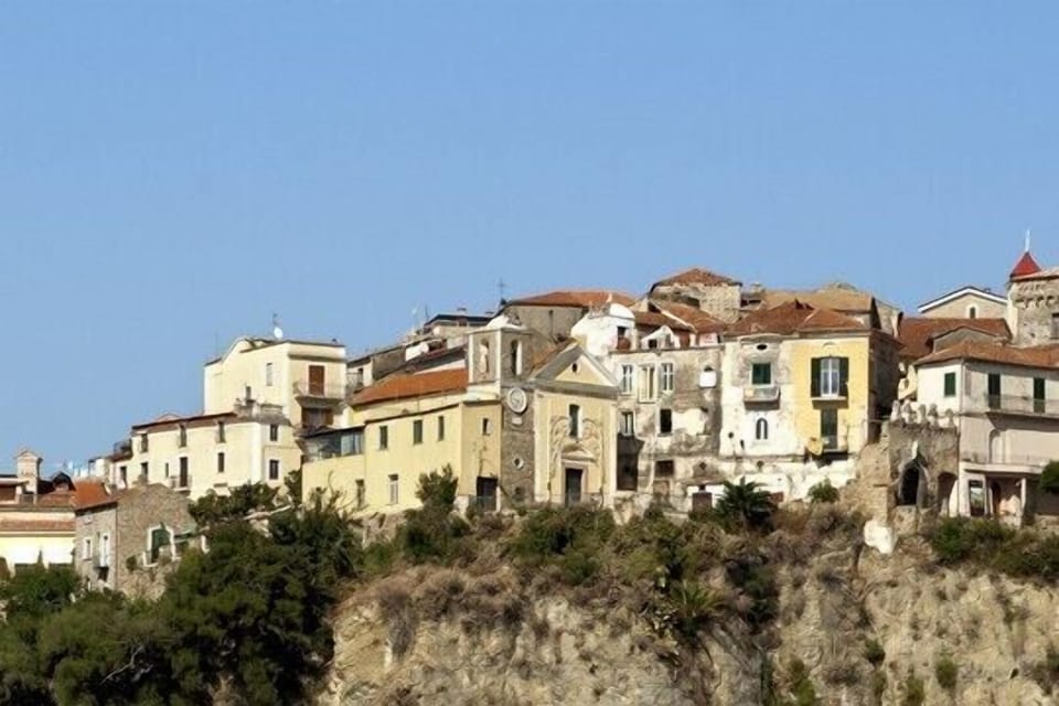 The historical centre,on the left Stella Maris.