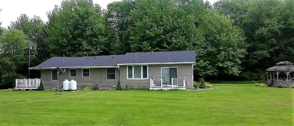 Side of house, Master Bedroom Suite on the right