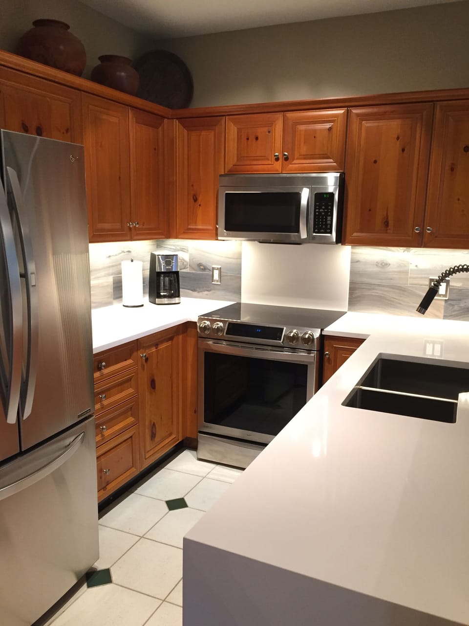 Updated kitchen.  