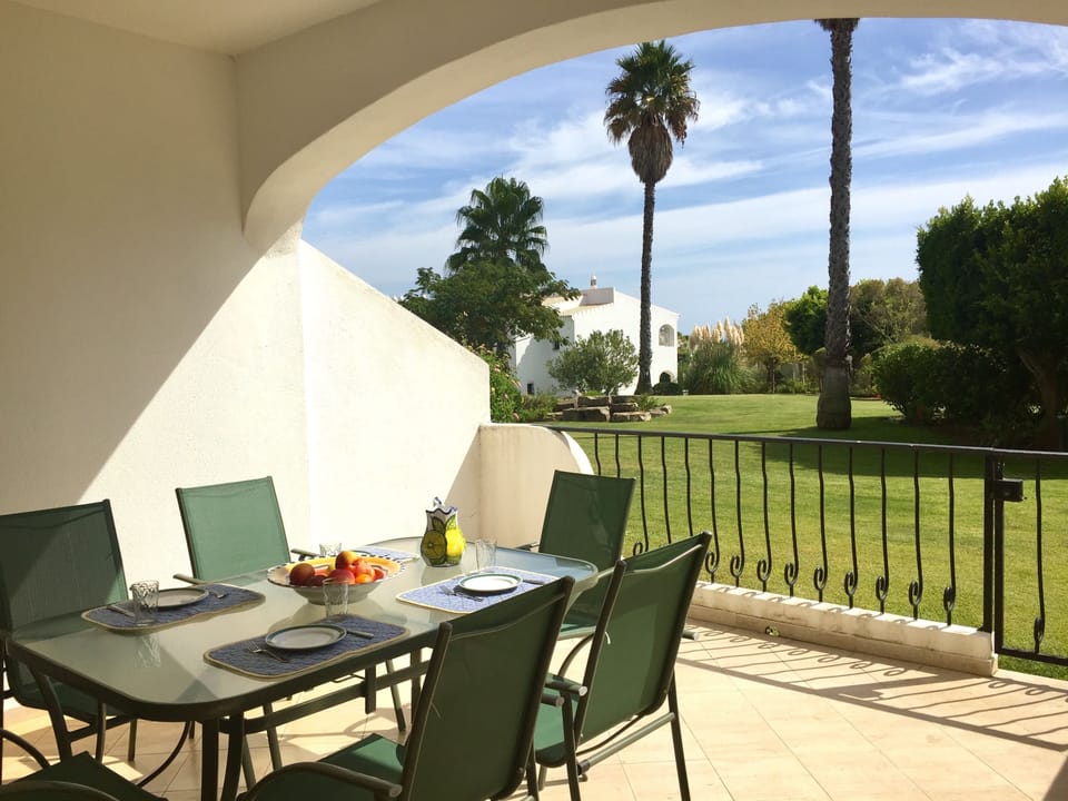 Al fresco dining area