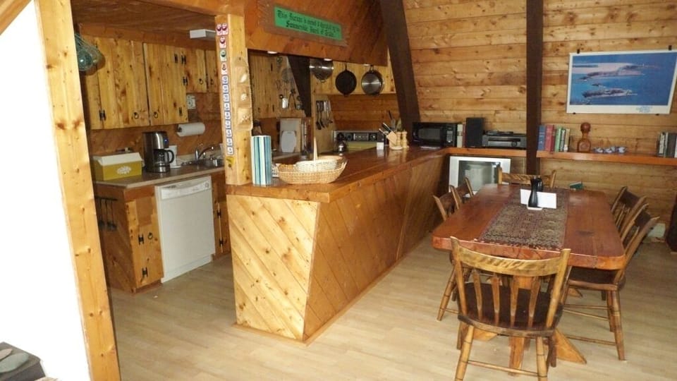 Kitchen and dining area