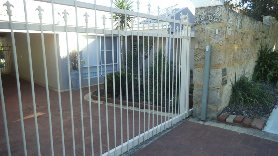 Secure Front Gate Entry