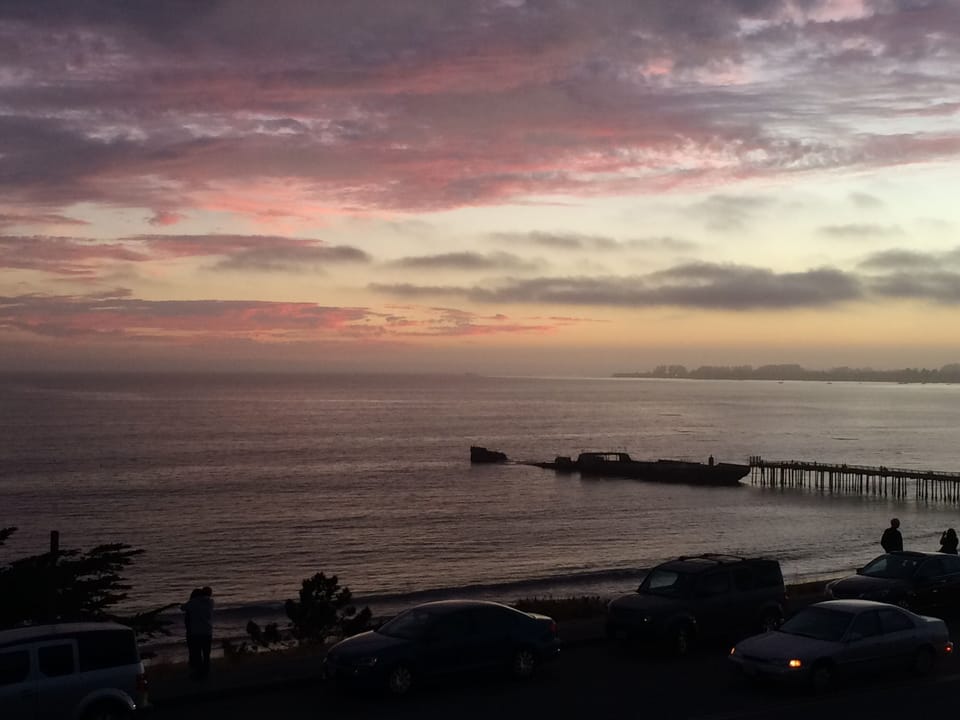 Sunset from the deck