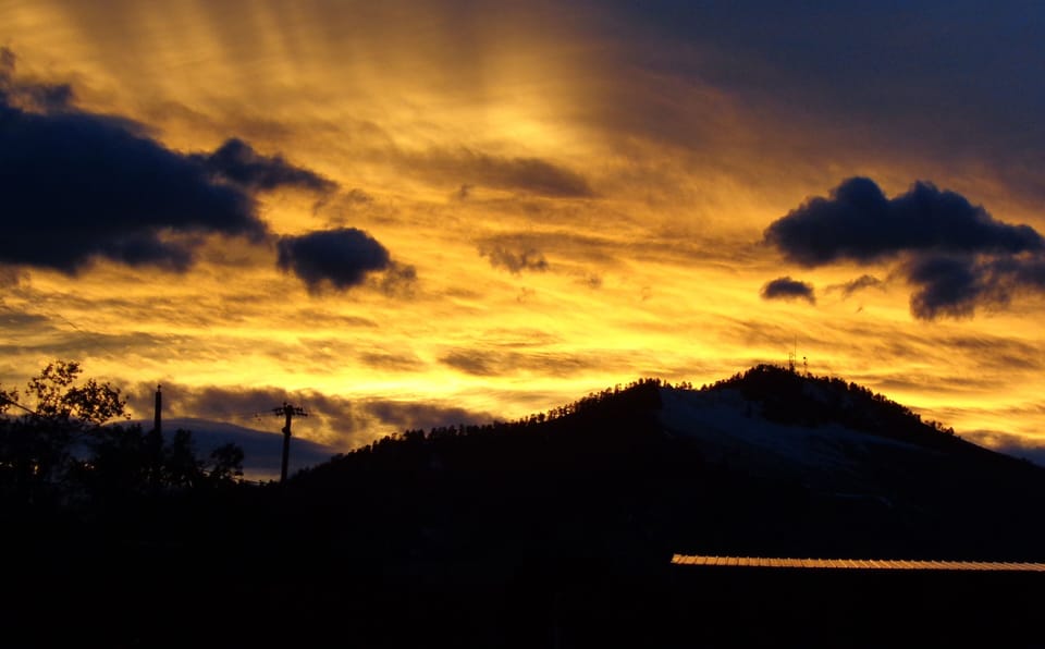 Sunset from Porch
