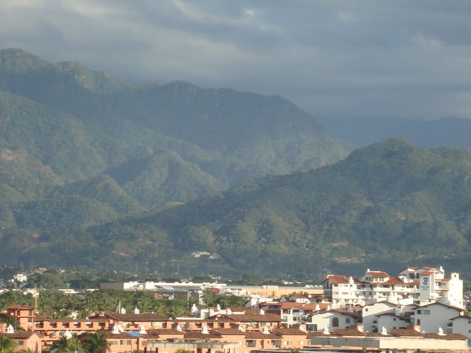 Mountain View from Oceanfront Guestroom