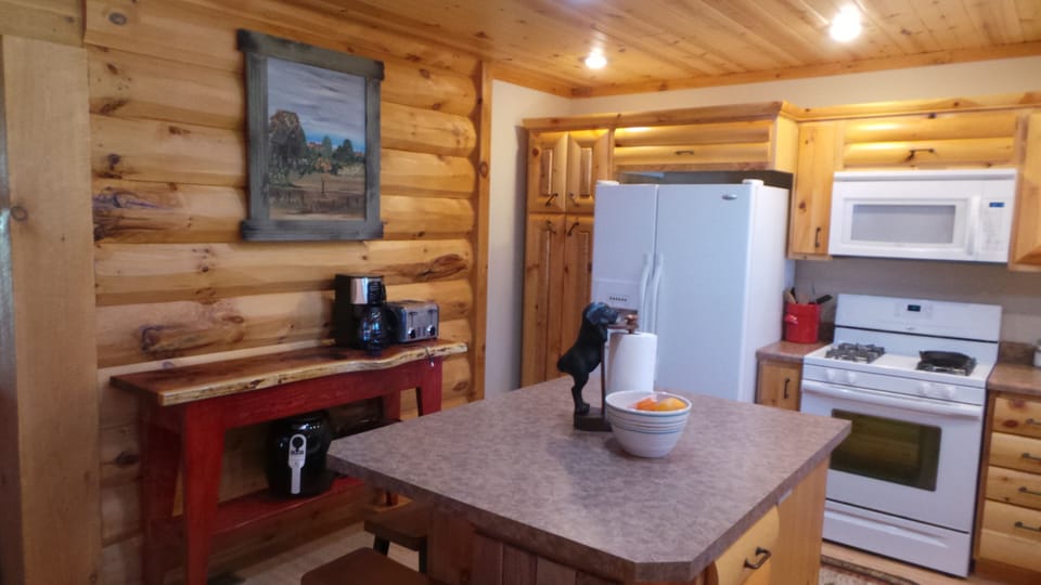 Log Home Kitchen