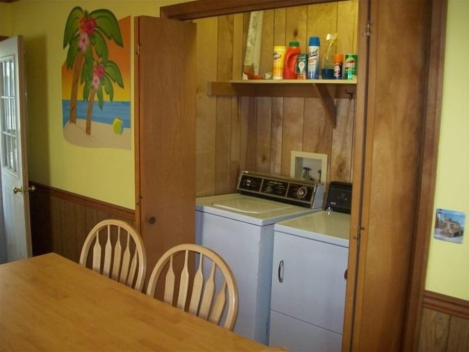 Handy Laundry Closet in Kitchen