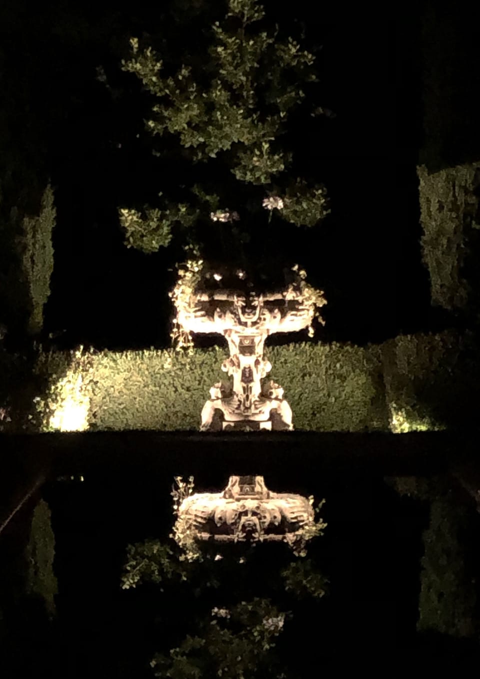 The Fountain at the end of the Pool