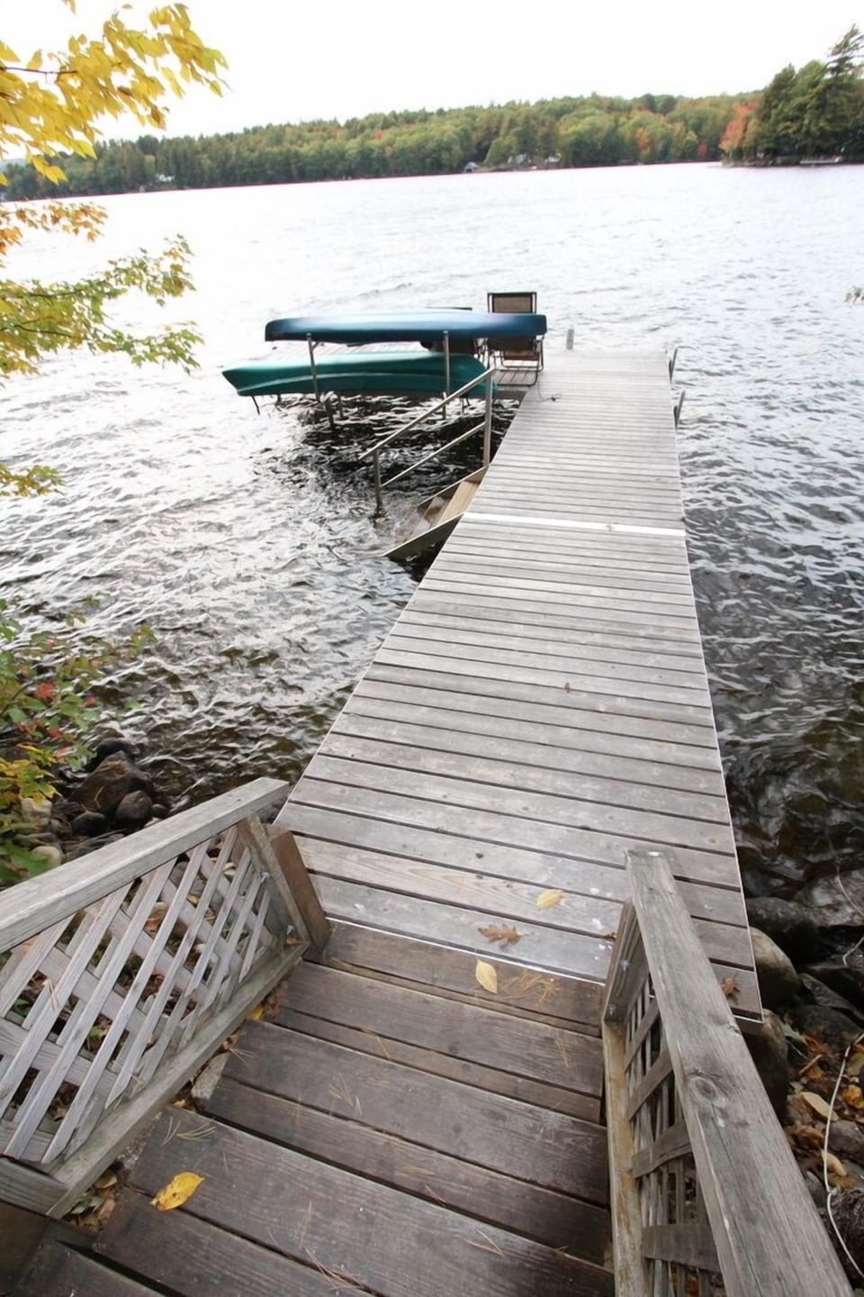 Dock from stairway