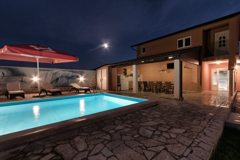 Villa Yasmin in Pula with 32m2 Poll and Indoor heated Pool