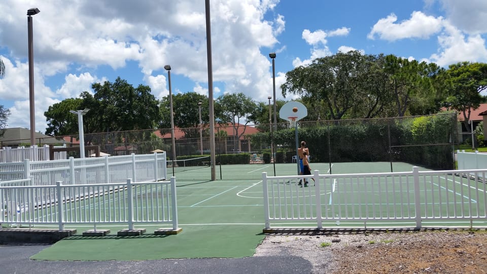 Basketball court
