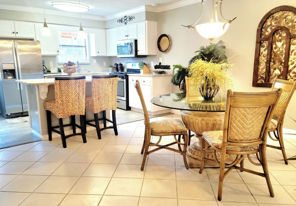 Kitchen~ Dining. Book your stay with Vacations by Fayla today!