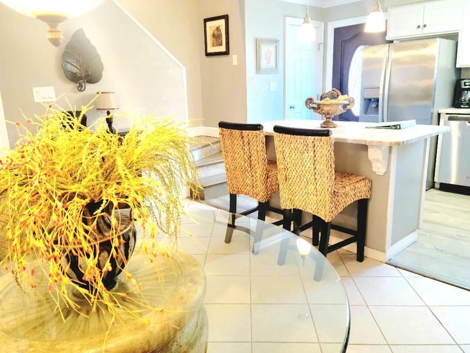 Dining Table and Bar area