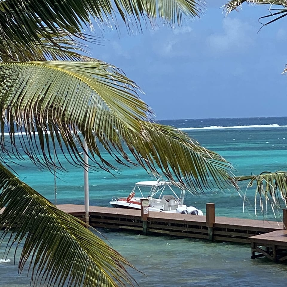 Main dock in front of Grand Caribe