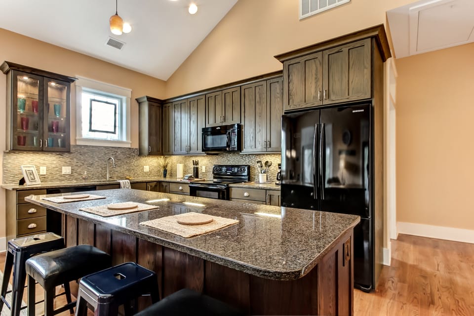 A great place to gather, while preparing meals, to make forever memories.