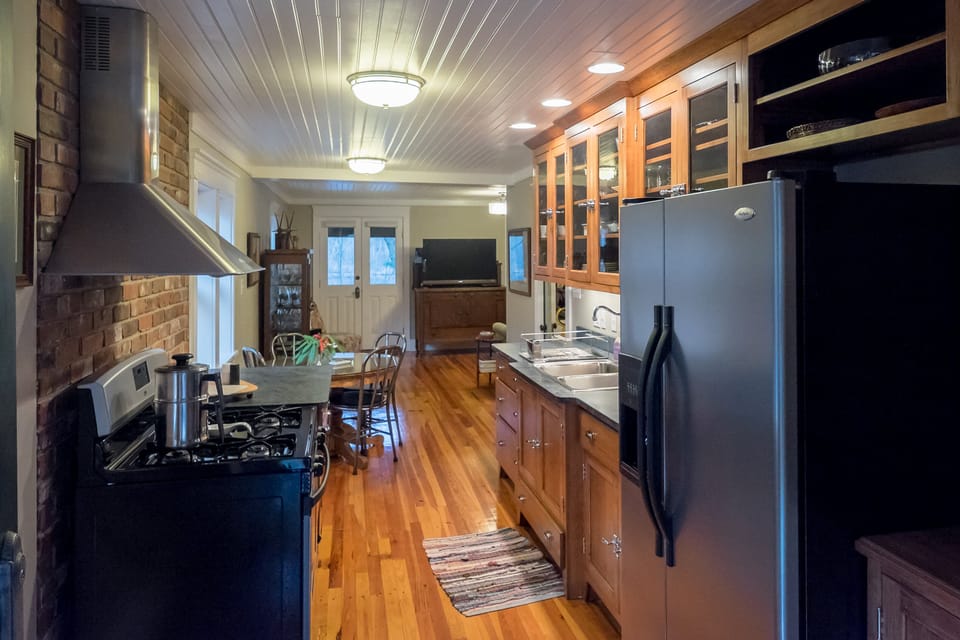 From kitchen looking to living room