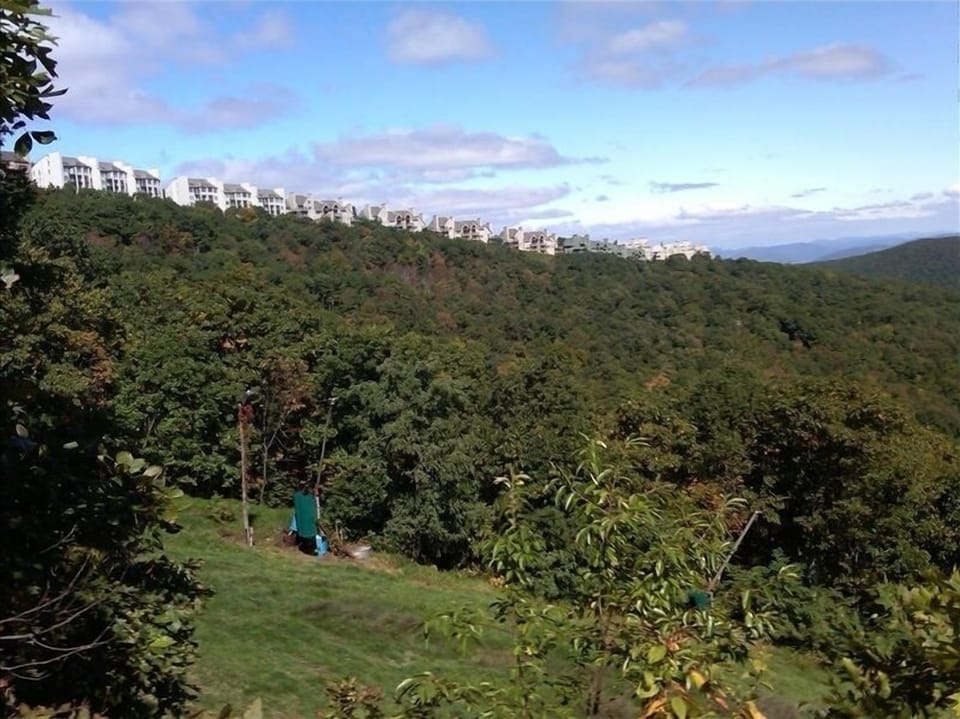 View from condo's balcony to the left