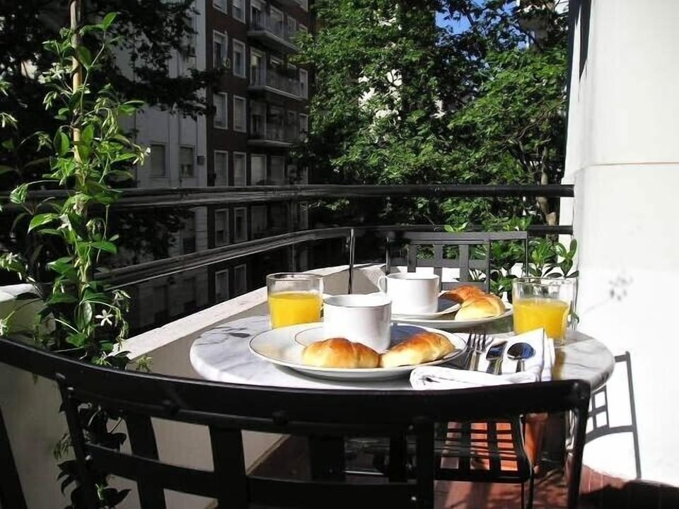 Balcony provides beautiful morning sun