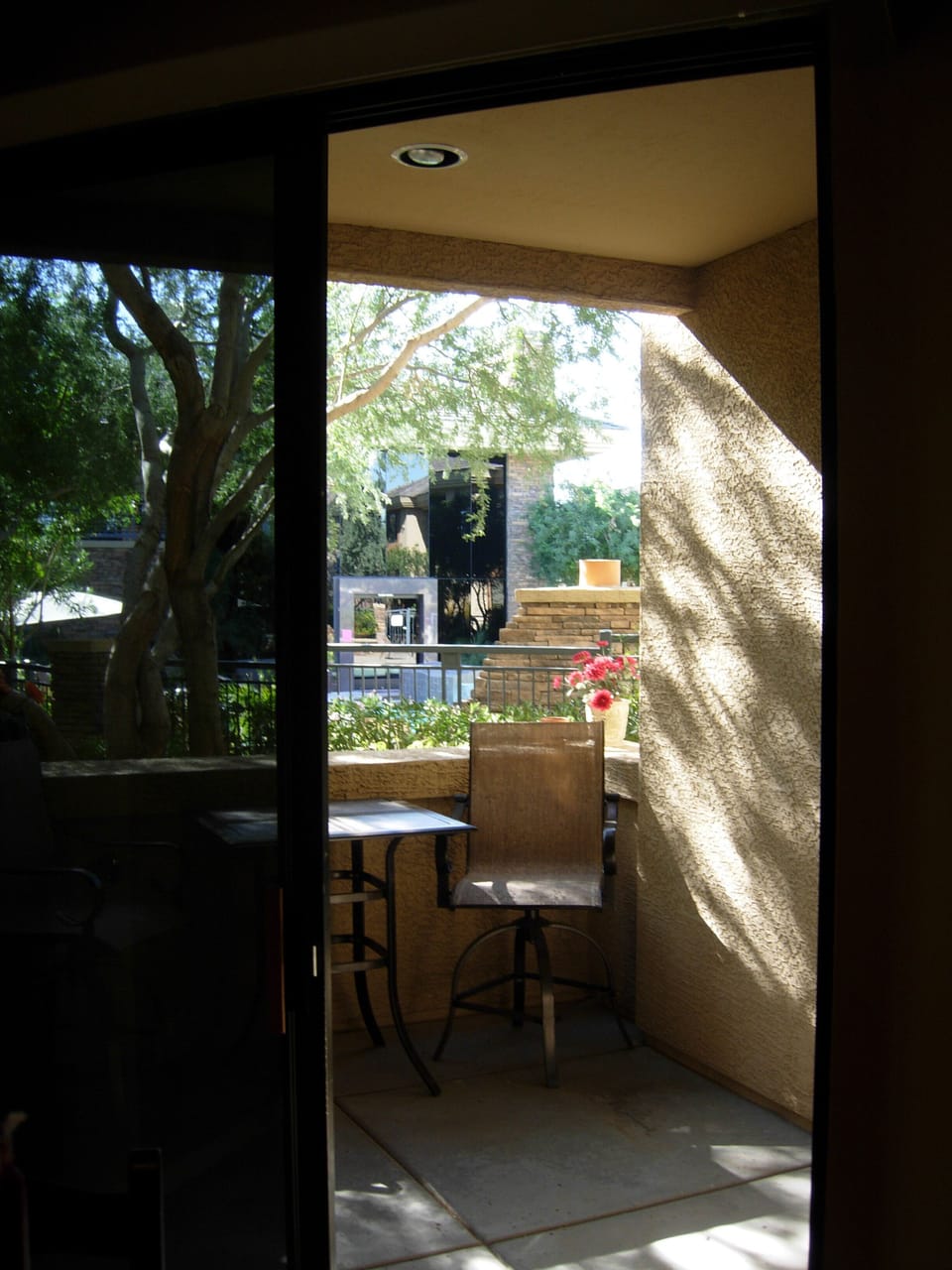 Patio access from dining room
