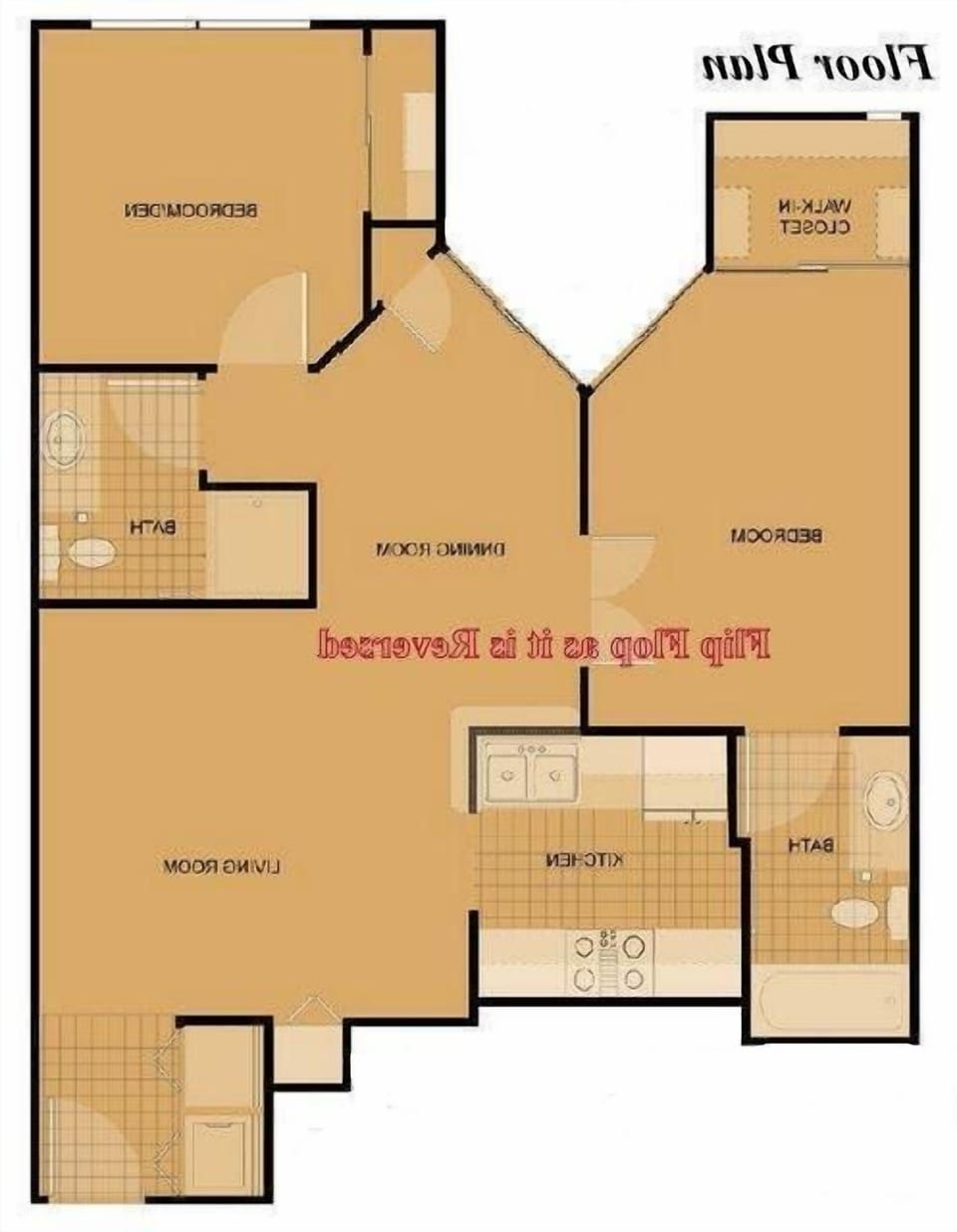 Floor plan (reversed)